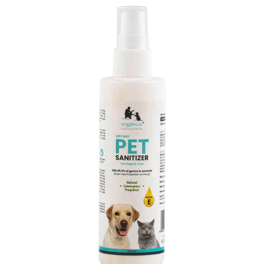 Wiggles Wiggles Pet Sanitizer Spray for Pets