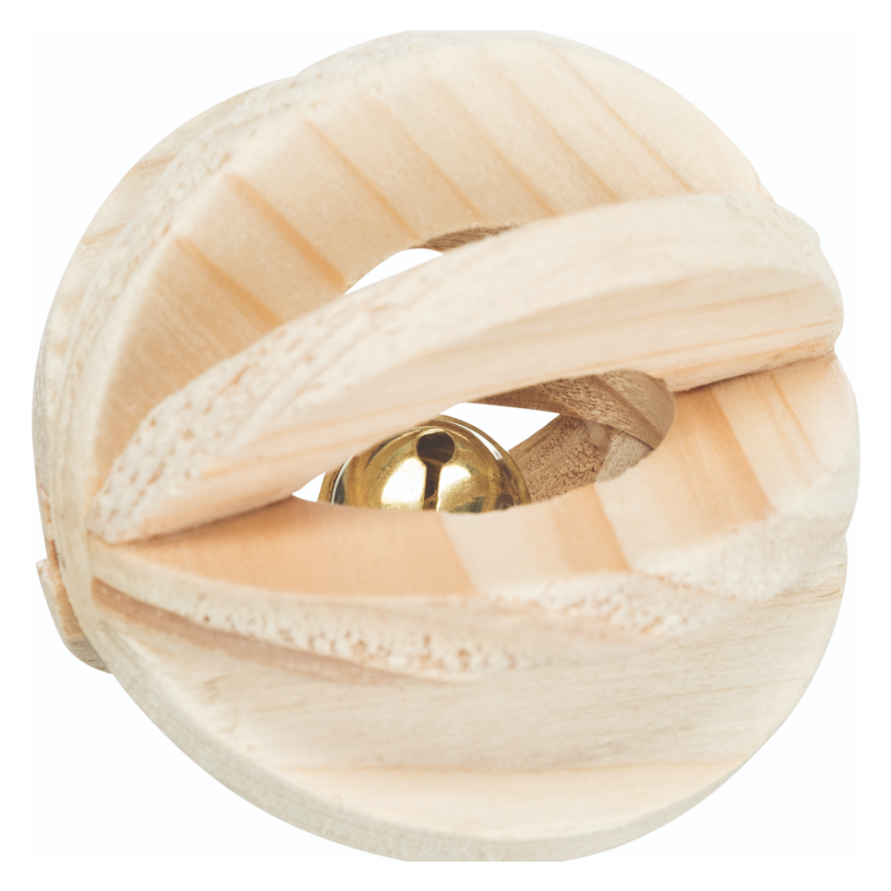 Trixie Slat Ball with Bell Toy for Cats