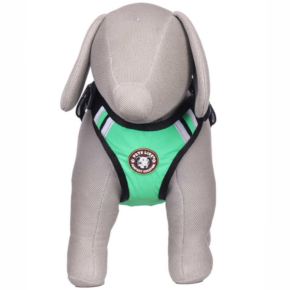 Pets Like Padded Double Side Harness for Dogs (Leafy Green)