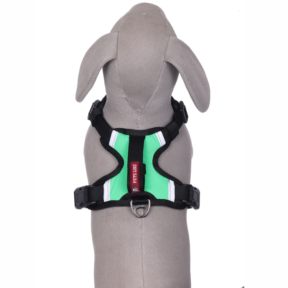 Pets Like Padded Double Side Harness for Dogs (Leafy Green)