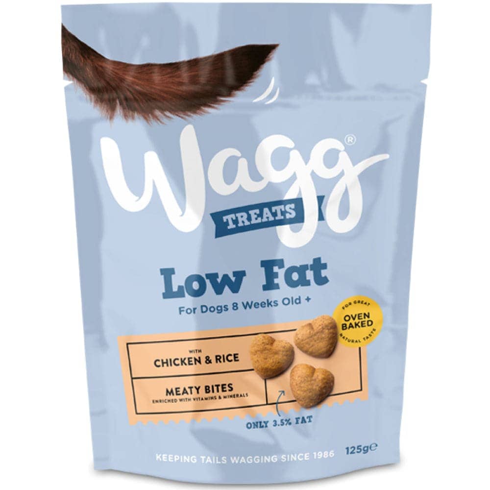 Wagg Chicken & Rice Low Fat Meaty Bites Dog Treats