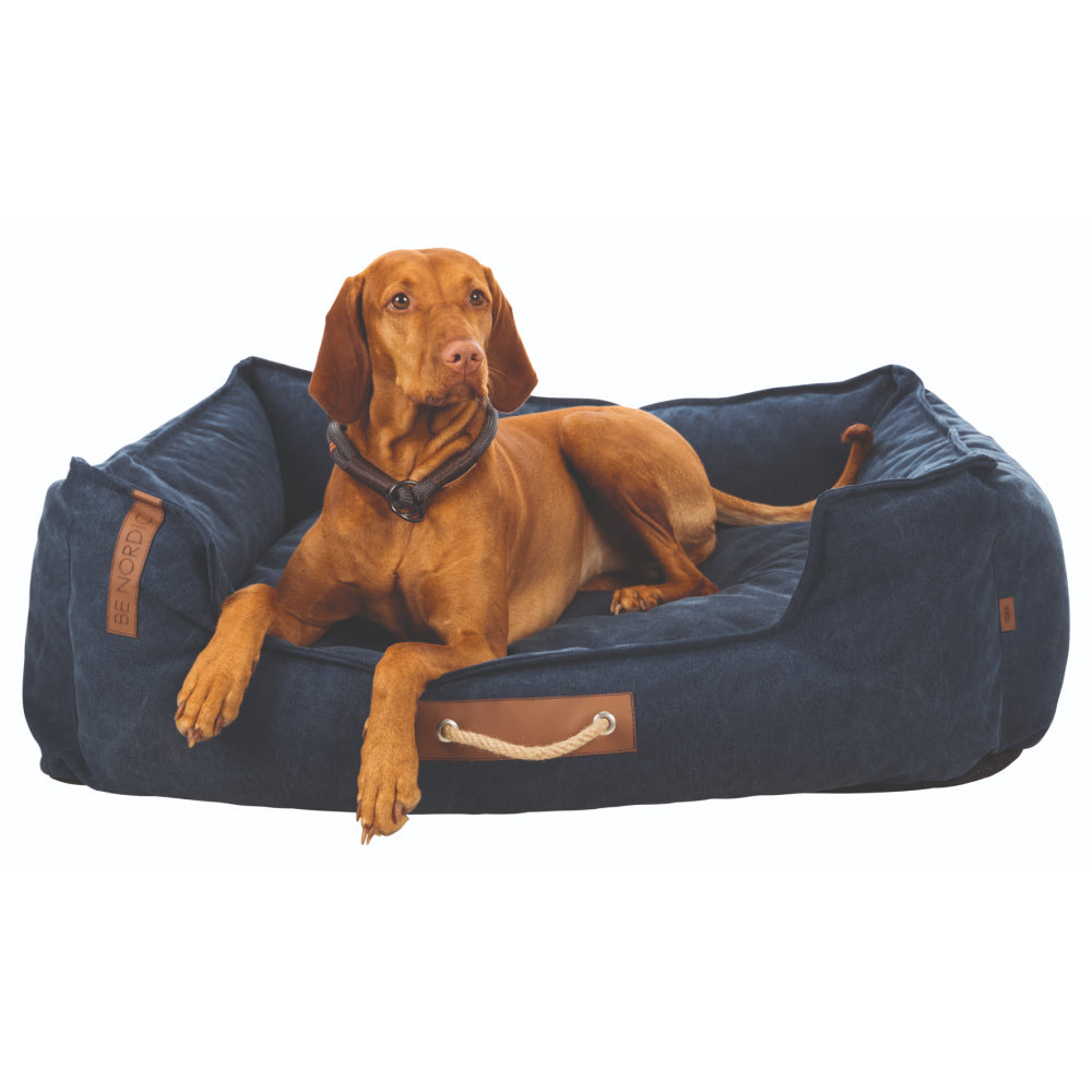 Trixie BE NORDIC Bed Fohr for Dogs (Dark Blue)
