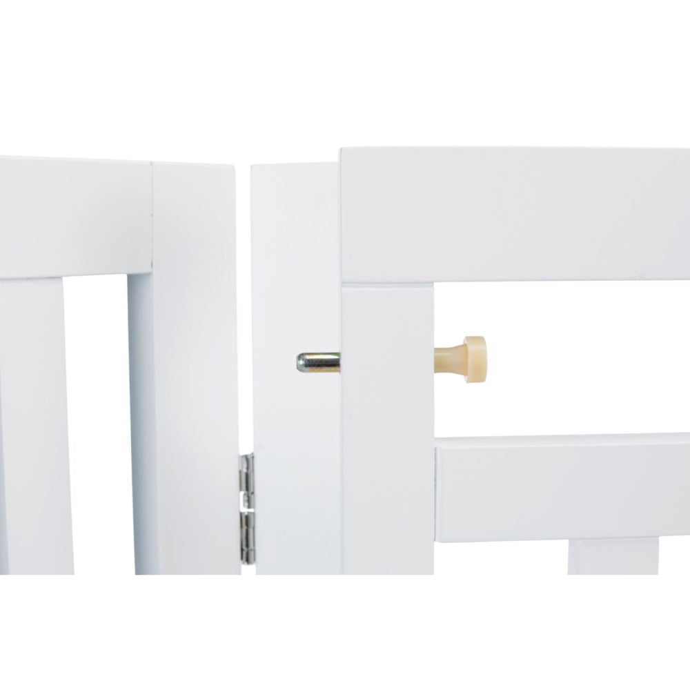 Trixie Wooden Barrier with Door for Dogs (White)