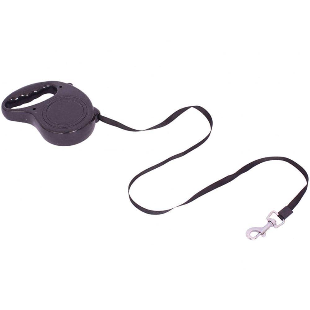 Emily Pets Automatic Retractable Leash for Pets (Black)