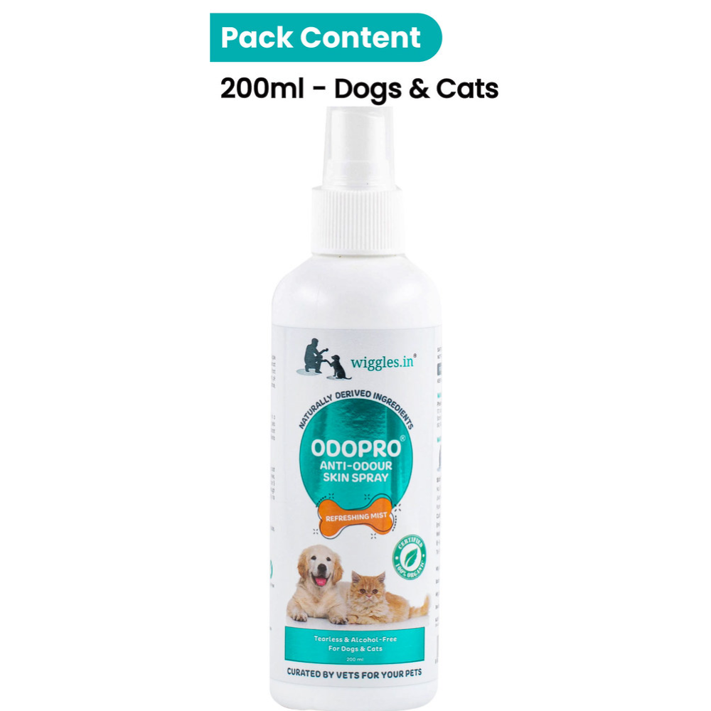 Wiggles Odopro Organic Perfume Spray Odor for Pets