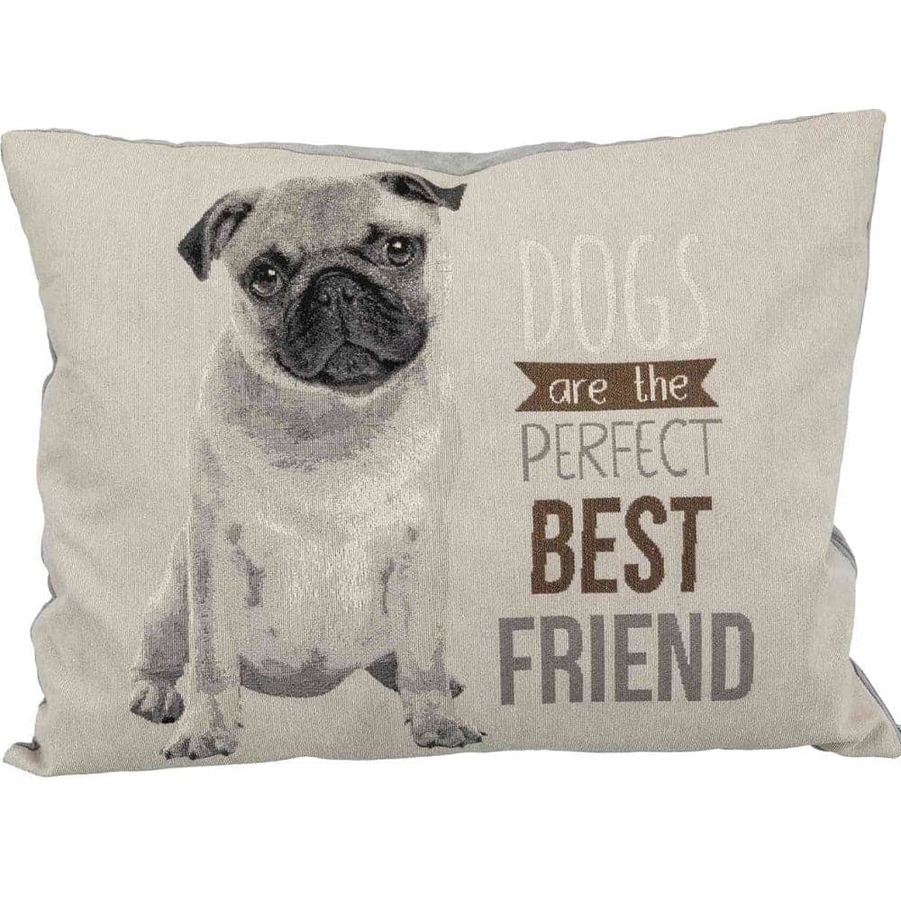 Trixie Chipo Pug Cushion Square for Dogs (Grey)