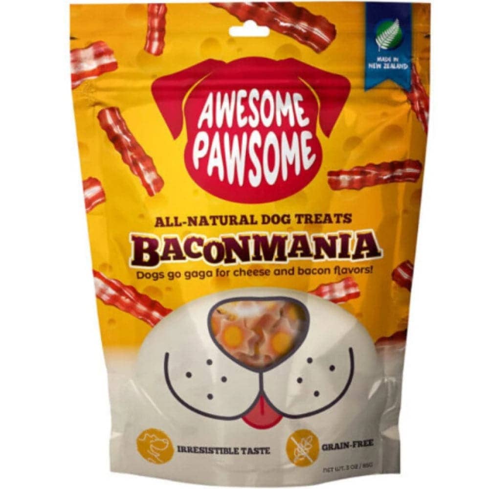 Awesome Pawsome Aconmania Baconmania All-Natural Grain-Free Dog Treats