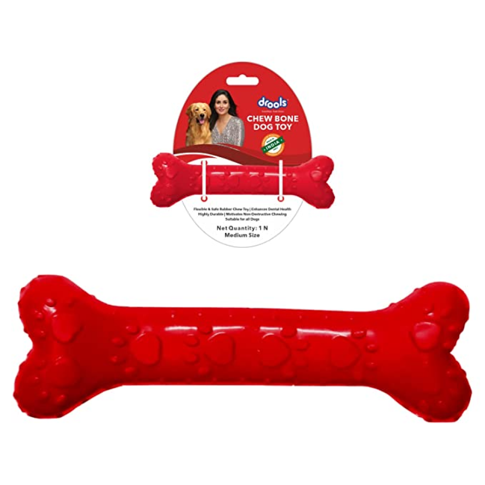 Drools Non-Toxic Rubber Chew Bone Toy for Dogs