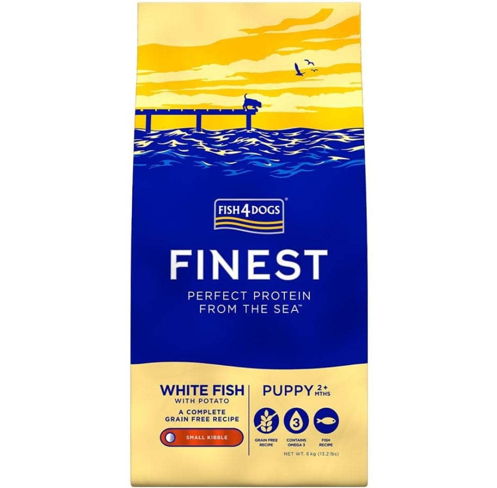 Fish 4 Dogs Finest White Fish with Potato Puppy Dry Food