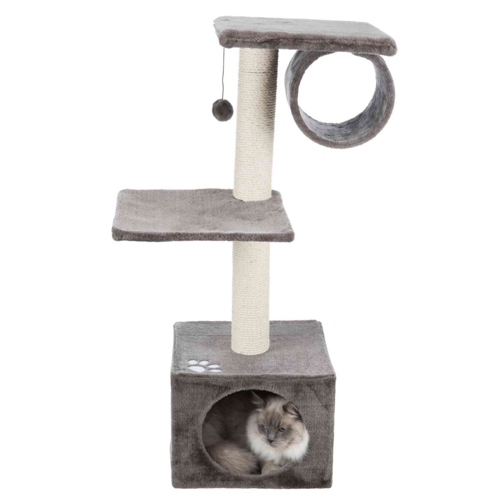 Trixie San Fernando Scratching Wave on Post for Cats (Platinum Grey)