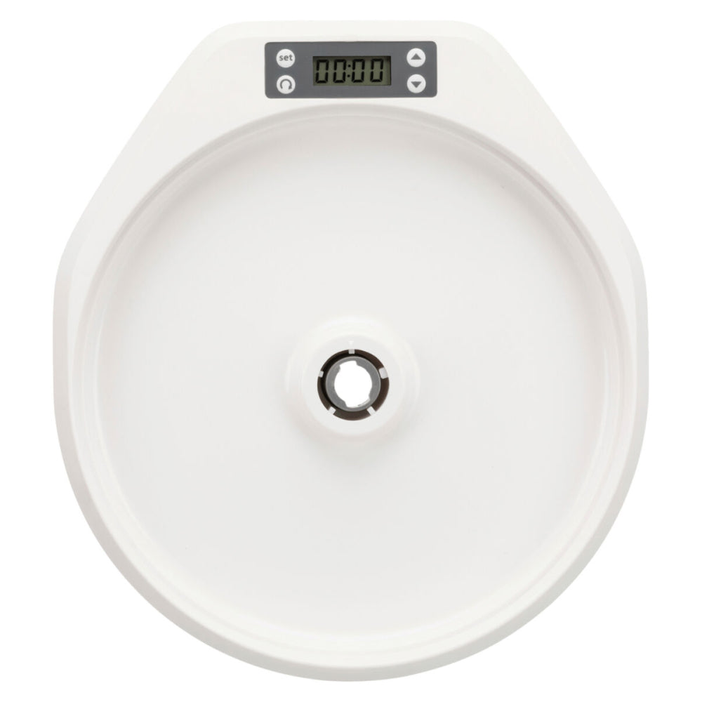 Trixie TX4+1 Automatic Food Dispenser for Pets (White/Grey)