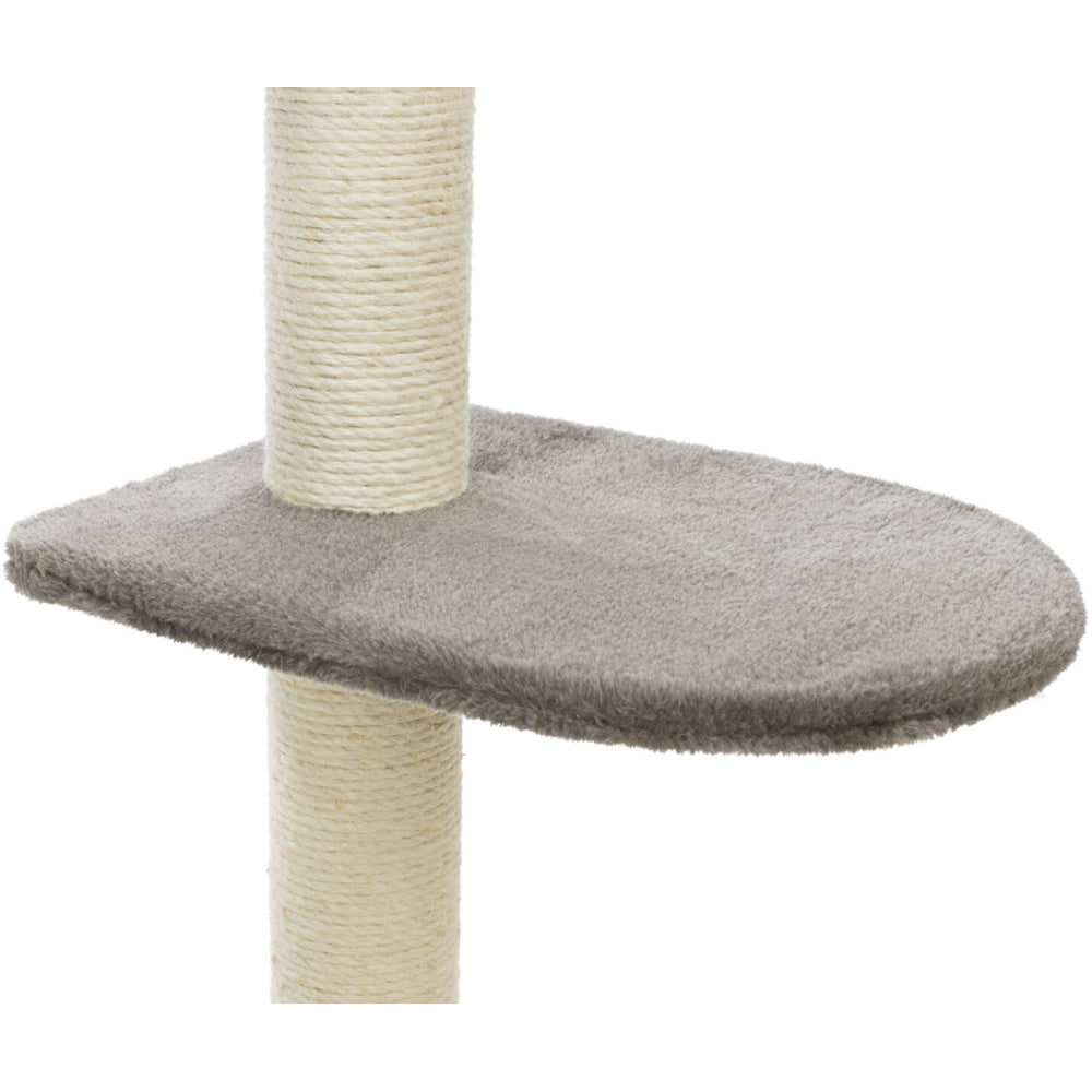 Trixie Altea Scratching Wave on Post for Cats (Platinum Grey with Paw Prints)