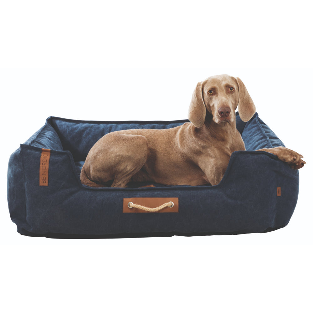 Trixie BE NORDIC Bed Fohr for Dogs (Dark Blue)