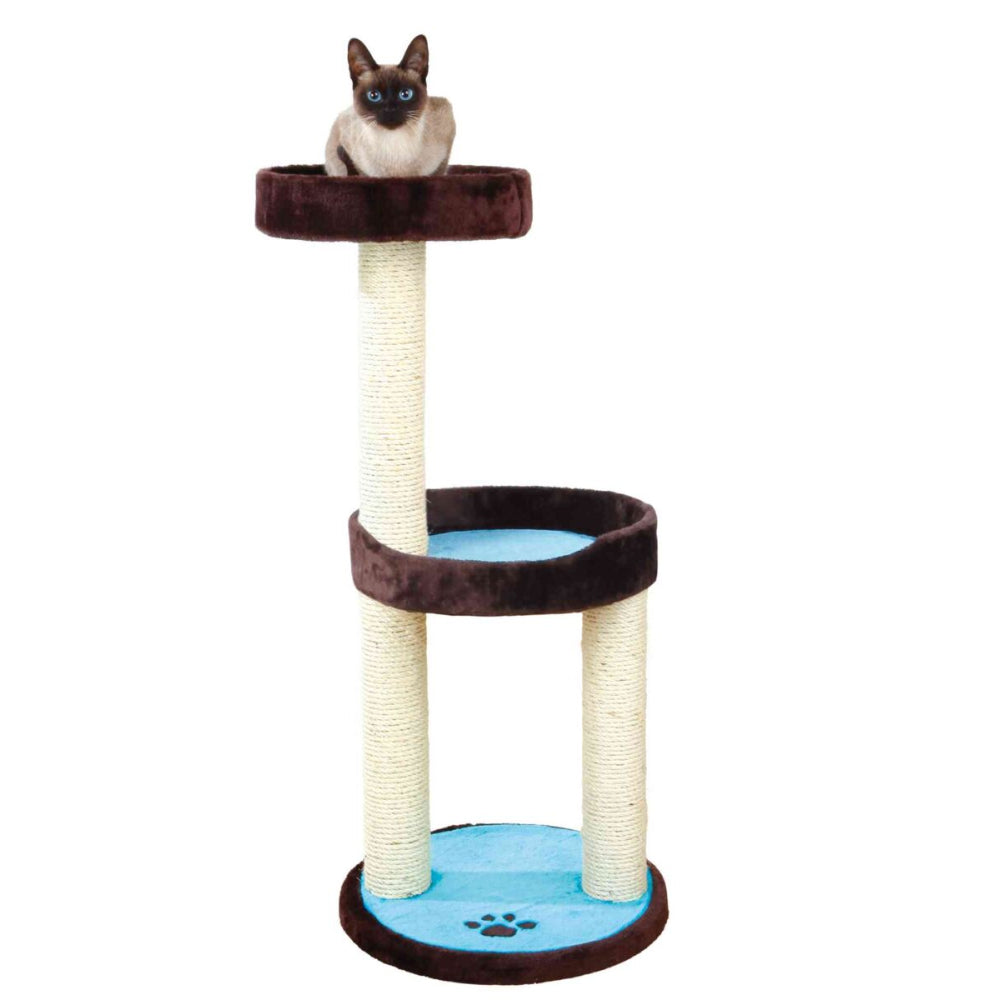 Trixie Lugo Scratching Post for Cats (Brown/Aquamarine)