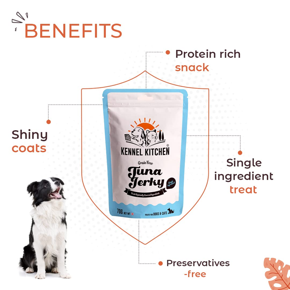 Kennel Kitchen Air Dried Tuna Fish Jerky Treats