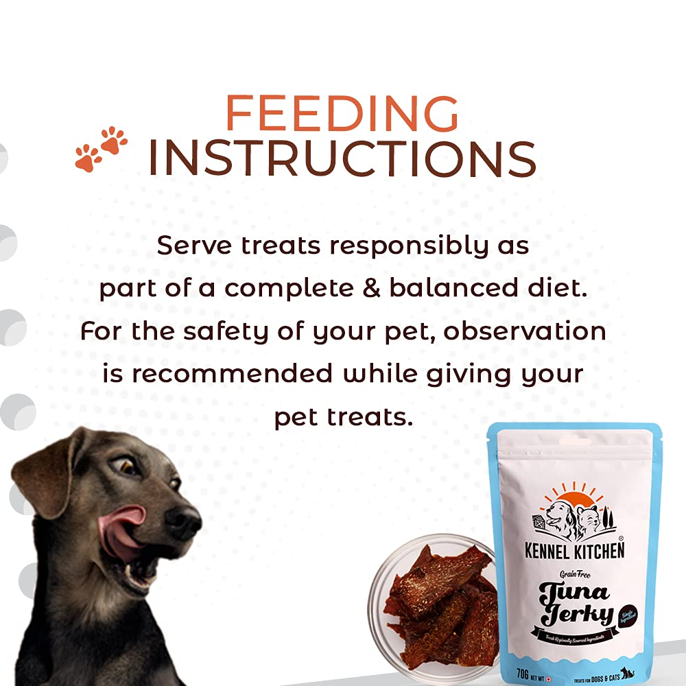 Kennel Kitchen Air Dried Tuna Fish Jerky Treats