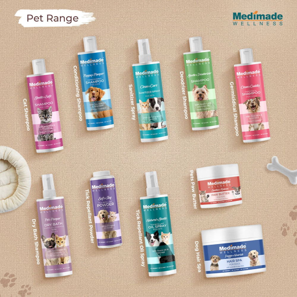 Medimade Germicidal Shampoo with Aloe Vera & Vitamin E for Dogs