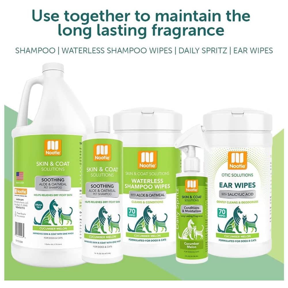 Nootie Cucumber Melon Soothing Pet Shampoo