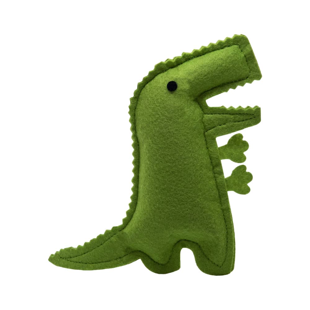 Hriku Bheemsarat Dinosaur Catnip Toy for Cats (Green)