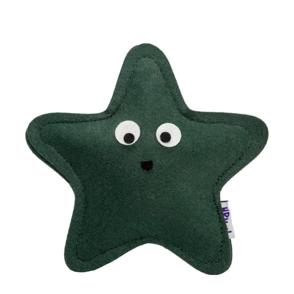 Hriku Sitara Star Catnip Toy for Cats (Green)