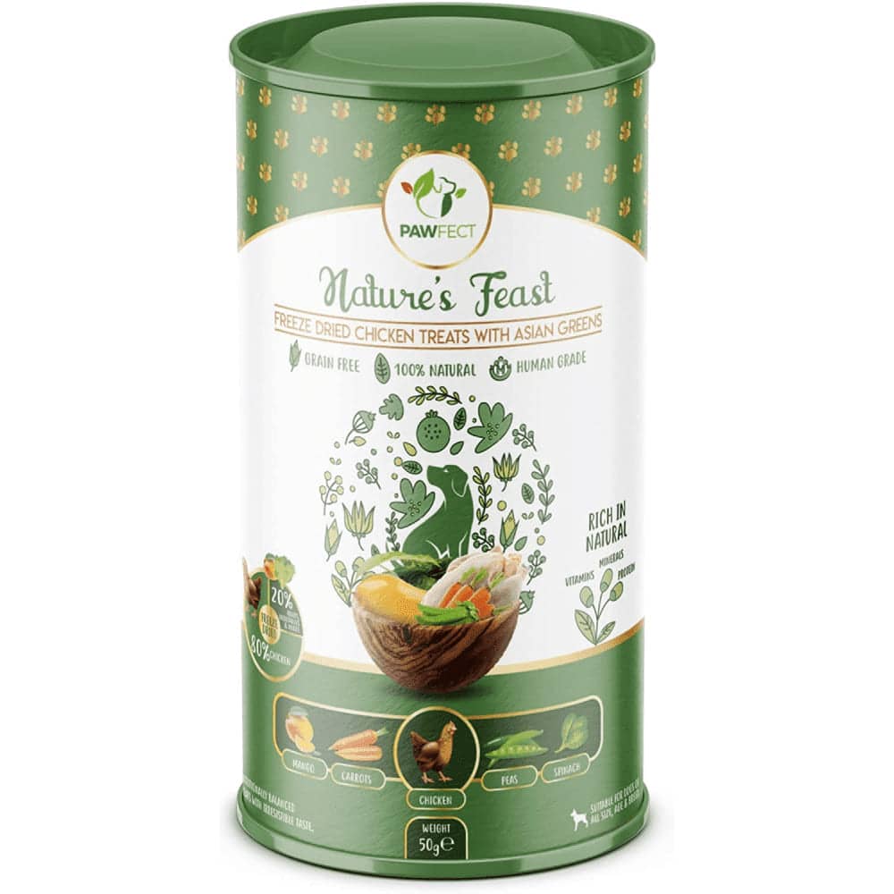 Pawfect Natures Feast Asian Green Dog Treats