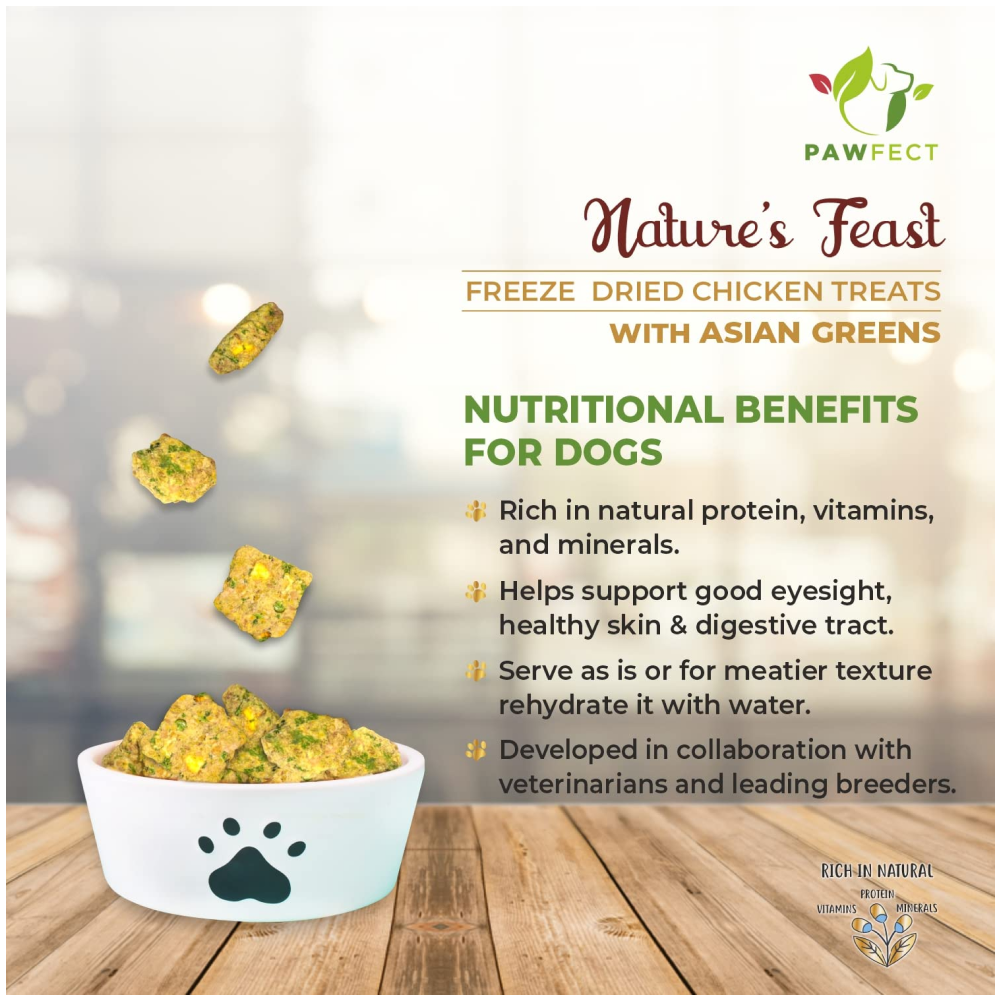 Pawfect Natures Feast Asian Green Dog Treats