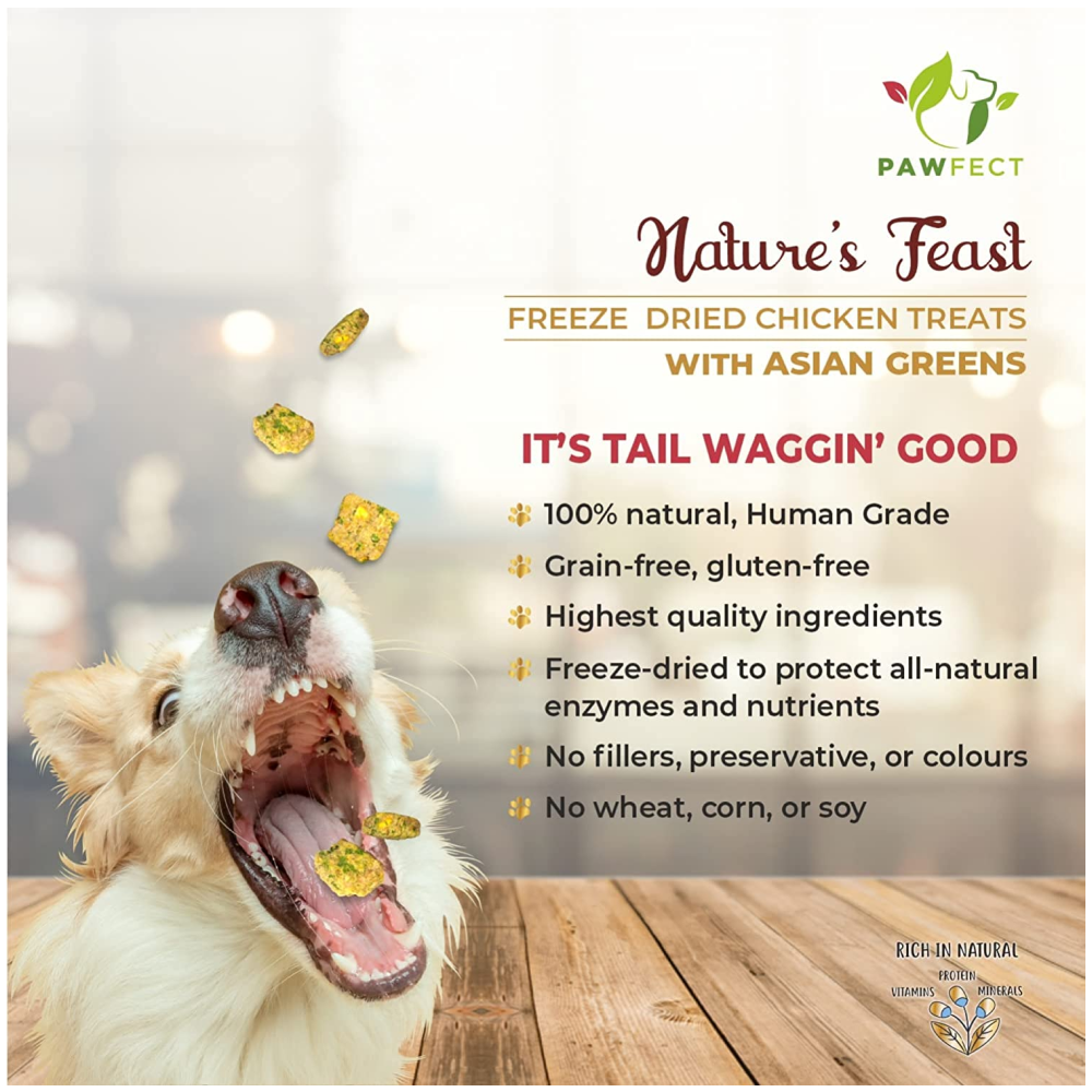 Pawfect Natures Feast Asian Green Dog Treats