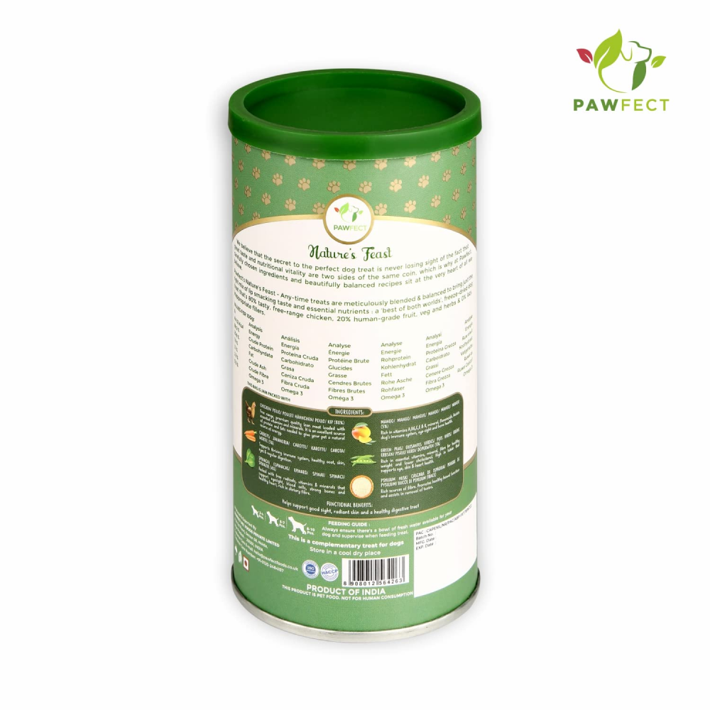 Pawfect Natures Feast Asian Green Dog Treats