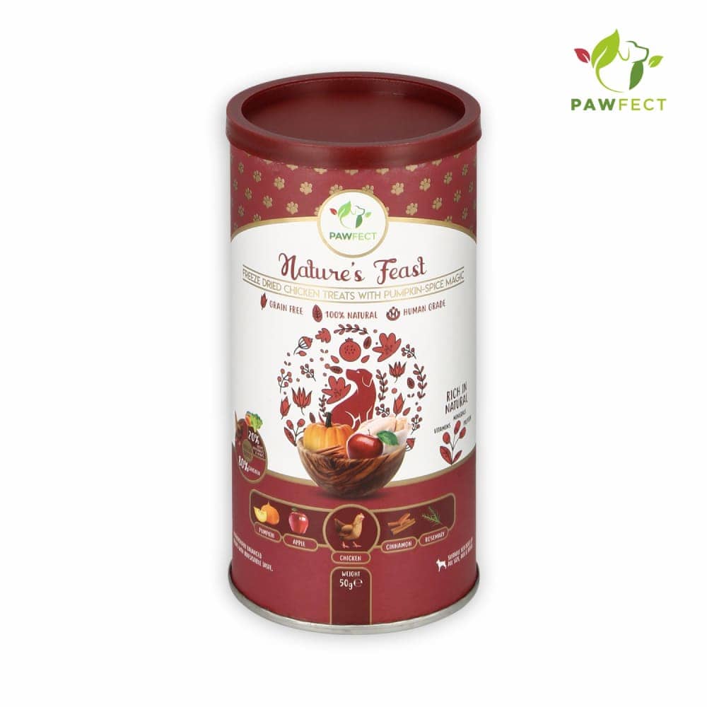 Pawfect Natures Feast Pumpkin Spice Magic Dog Treats