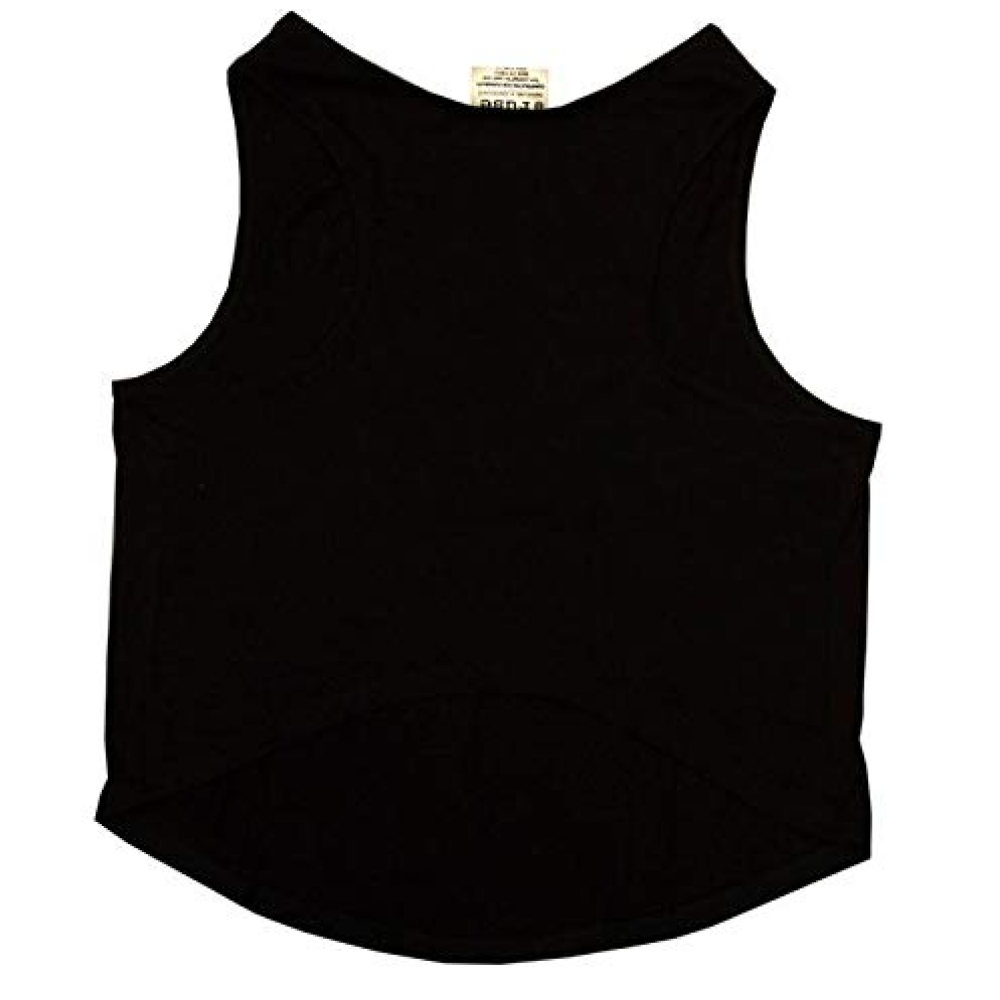 Ruse "I Love My Human" Foil Edition Sleeveless T-Shirt For Dogs (Black)