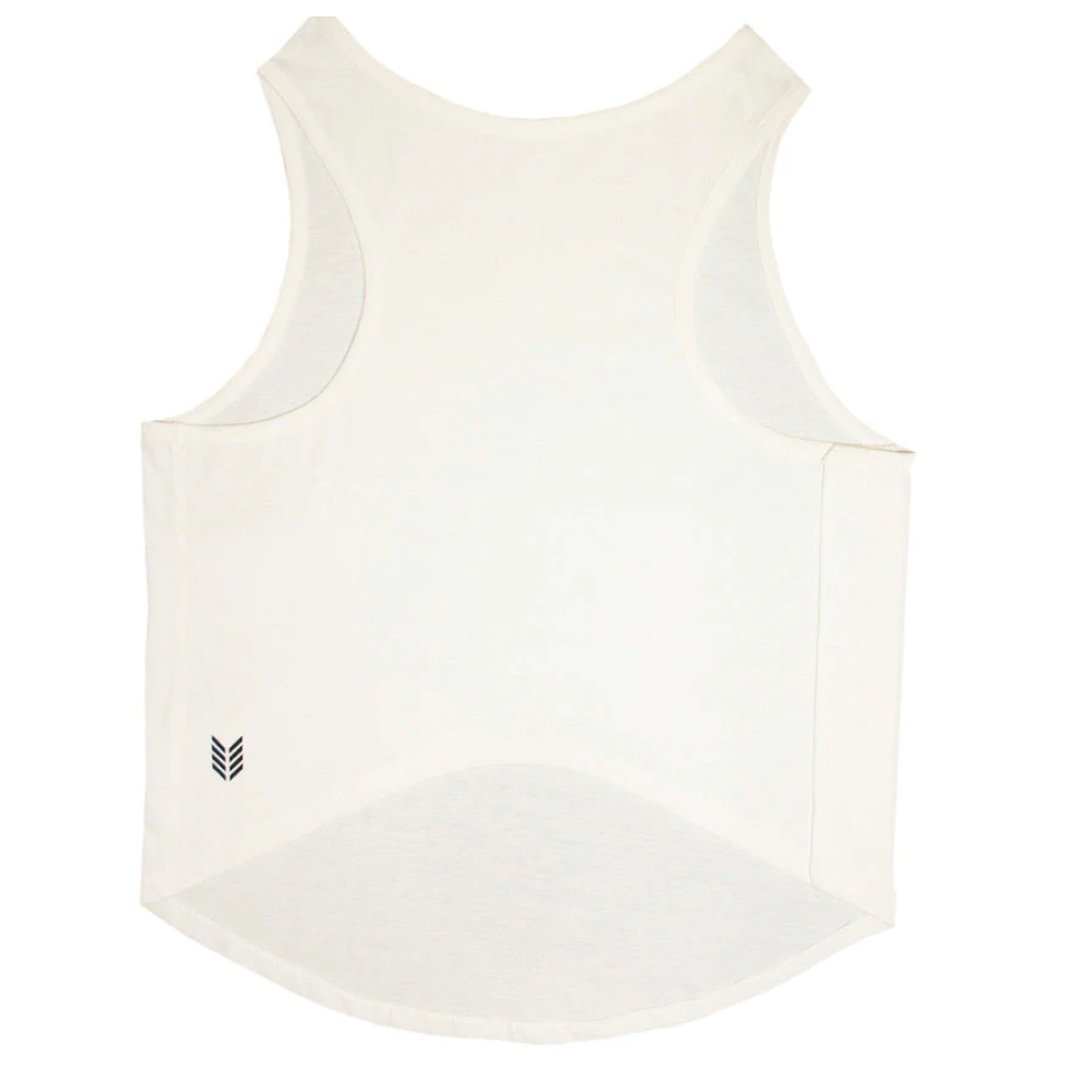Ruse "I Love My Human" Foil Edition Sleeveless T-Shirt for Dogs (White)