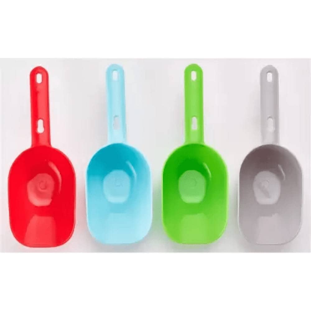 Petcrux Pet Food Shovel Multicolour Dispenser for Pets