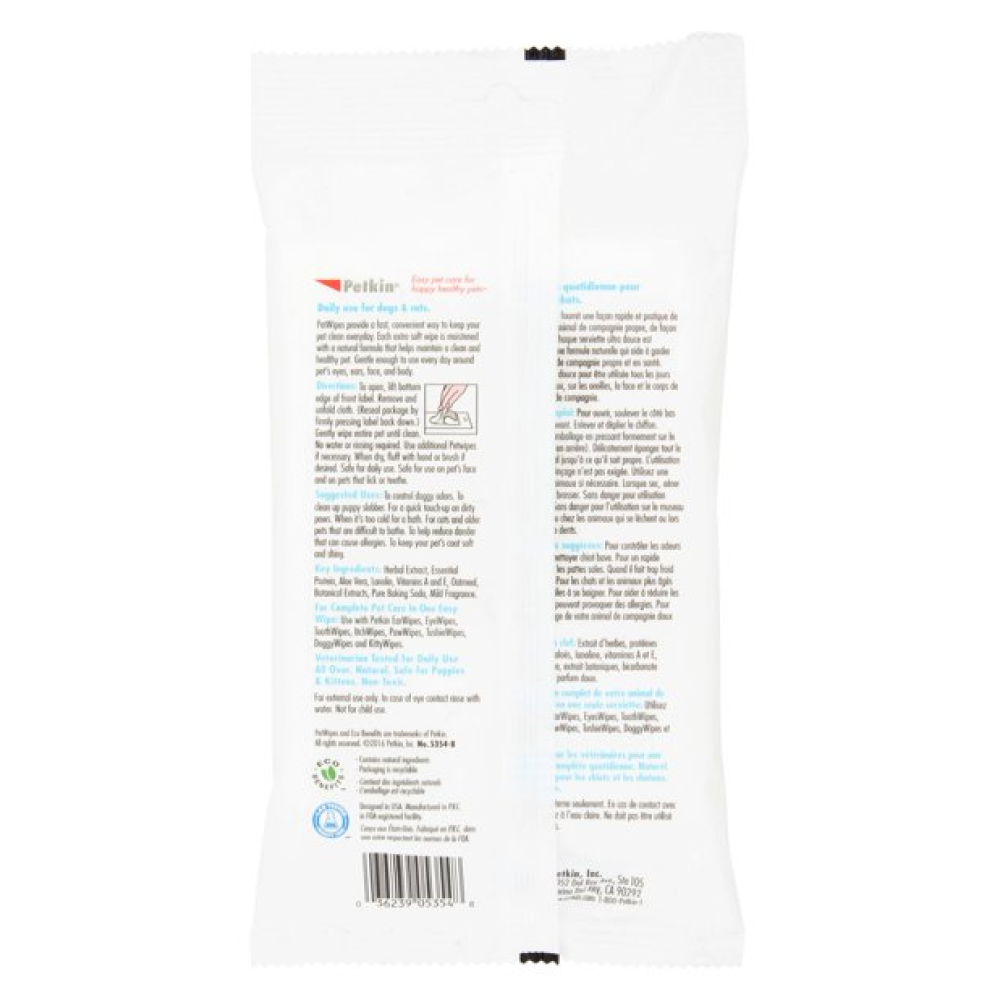 Petkin Petwipes for Pets