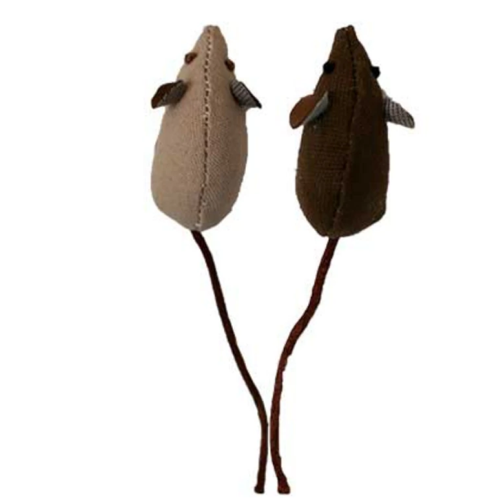 Petsport Earth Mice With Catnip Cat Toy