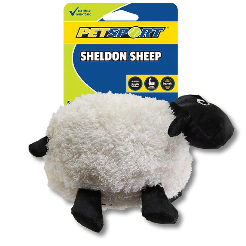 Petsport Sheldon Sheep Plush Toy for Dogs (Assorted)