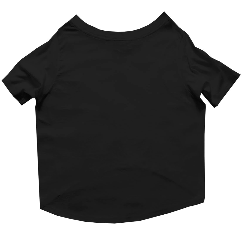 Ruse "Lets Party" Printed Half Sleeves T-Shirt Combos for Cats and Humans (Black)