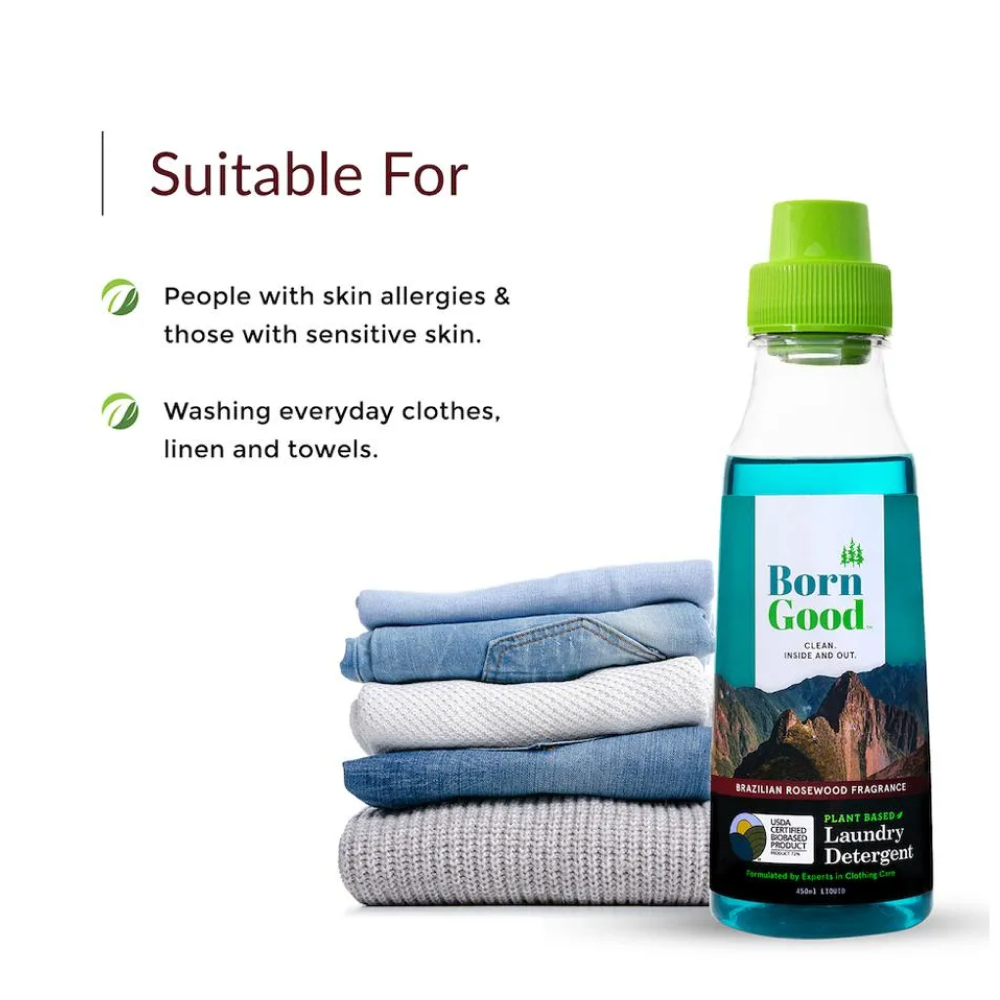 Born Good Brazilian Rosewood Fragrance Plant Based Detergent