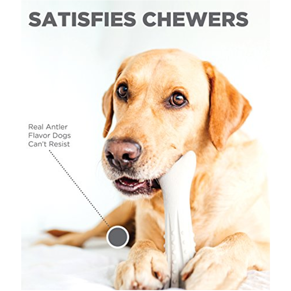 Petstages Deerhorn Durable Chew Toy for Dogs