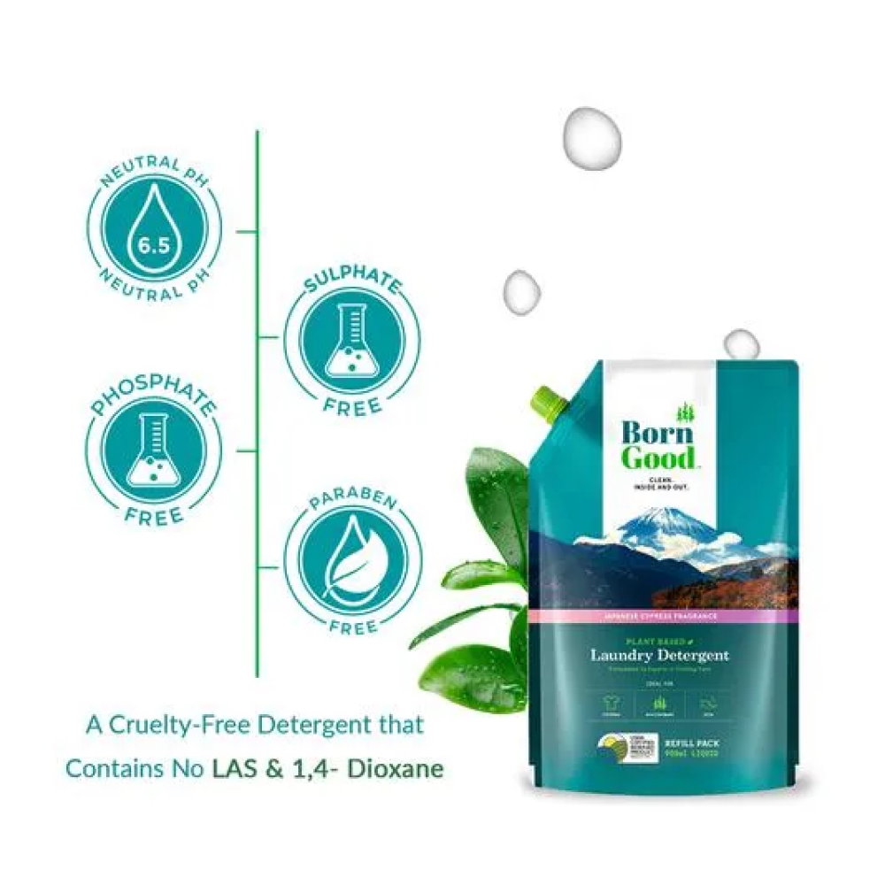 Born Good Japanese Cypress Fragrance Plant Based Detergent