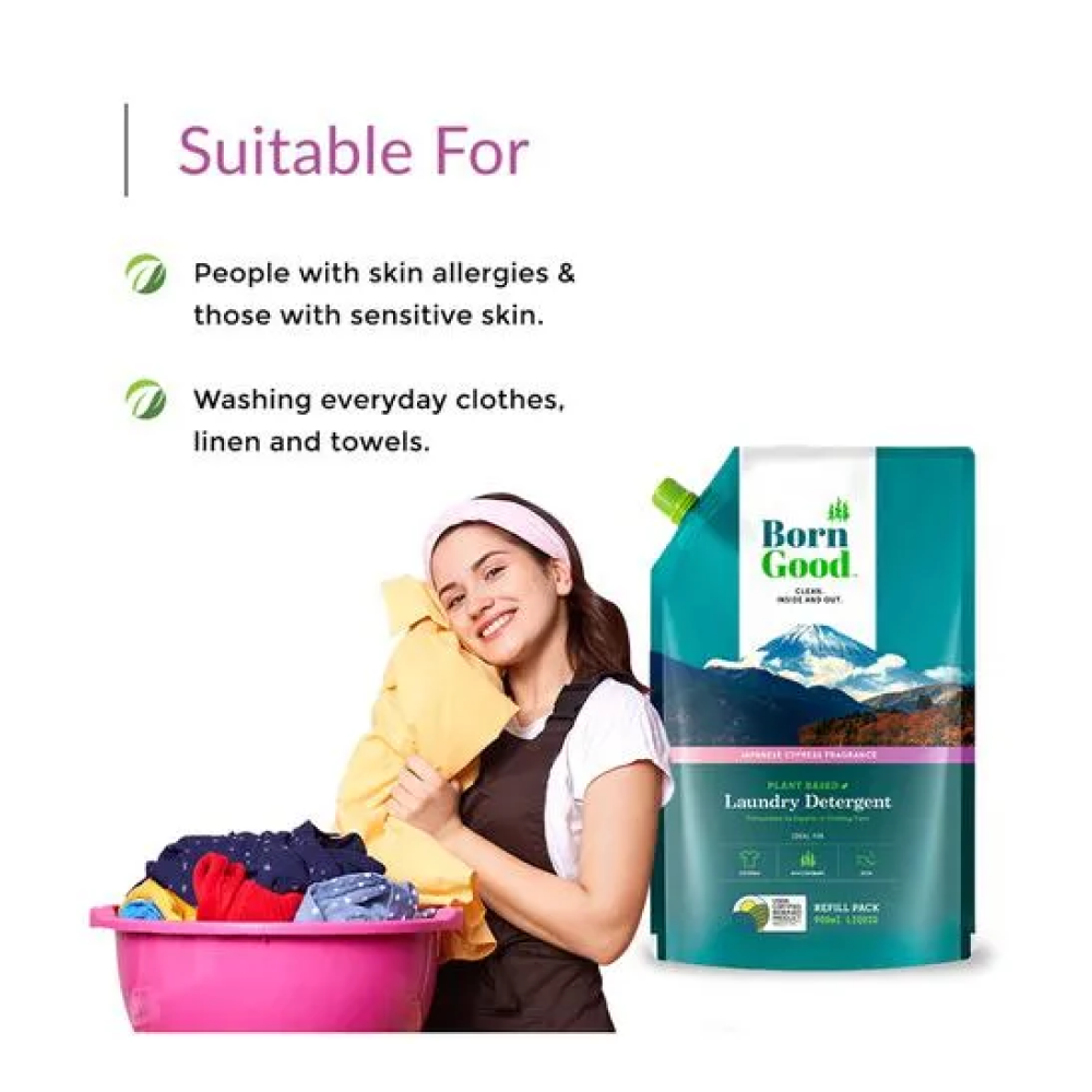 Born Good Japanese Cypress Fragrance Plant Based Detergent