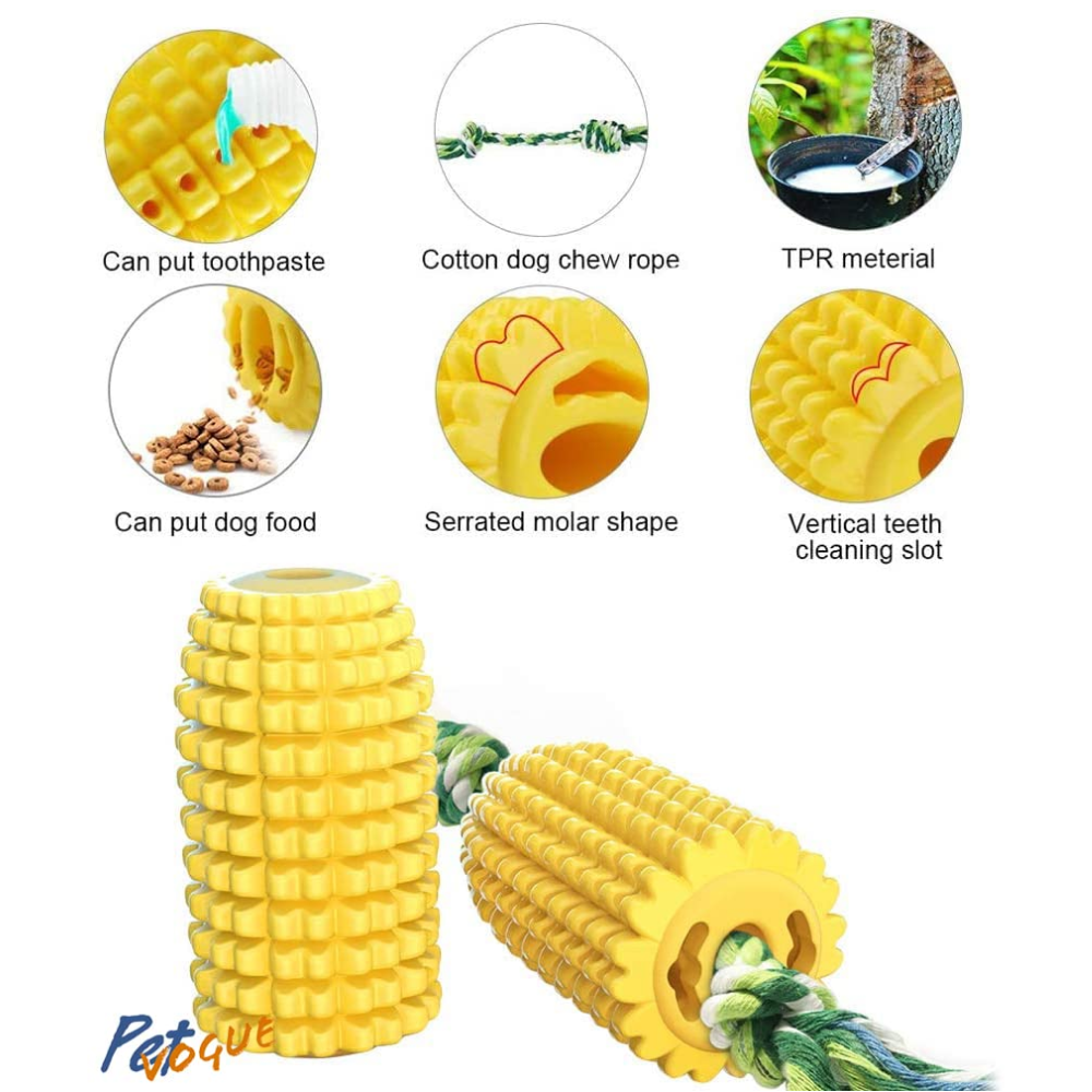 Pet Vogue Corn Shaped Toy for Dogs