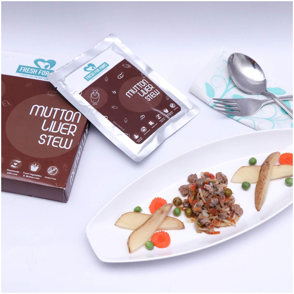 Fresh For Paws Mutton Liver Stew & Chicken Liver Stew Dog Wet Food