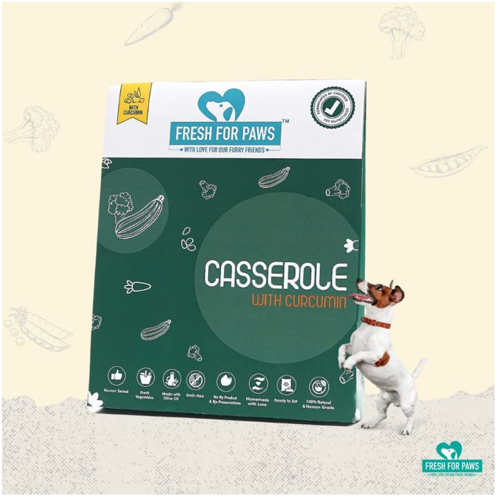 Fresh For Paws Casserole with Curcumin Vegetarian Dog Wet Food