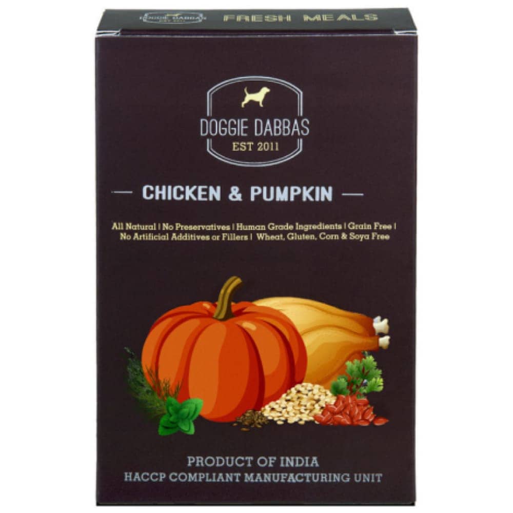 Doggie Dabbas Chicken & Pumpkin Fresh Dog Food