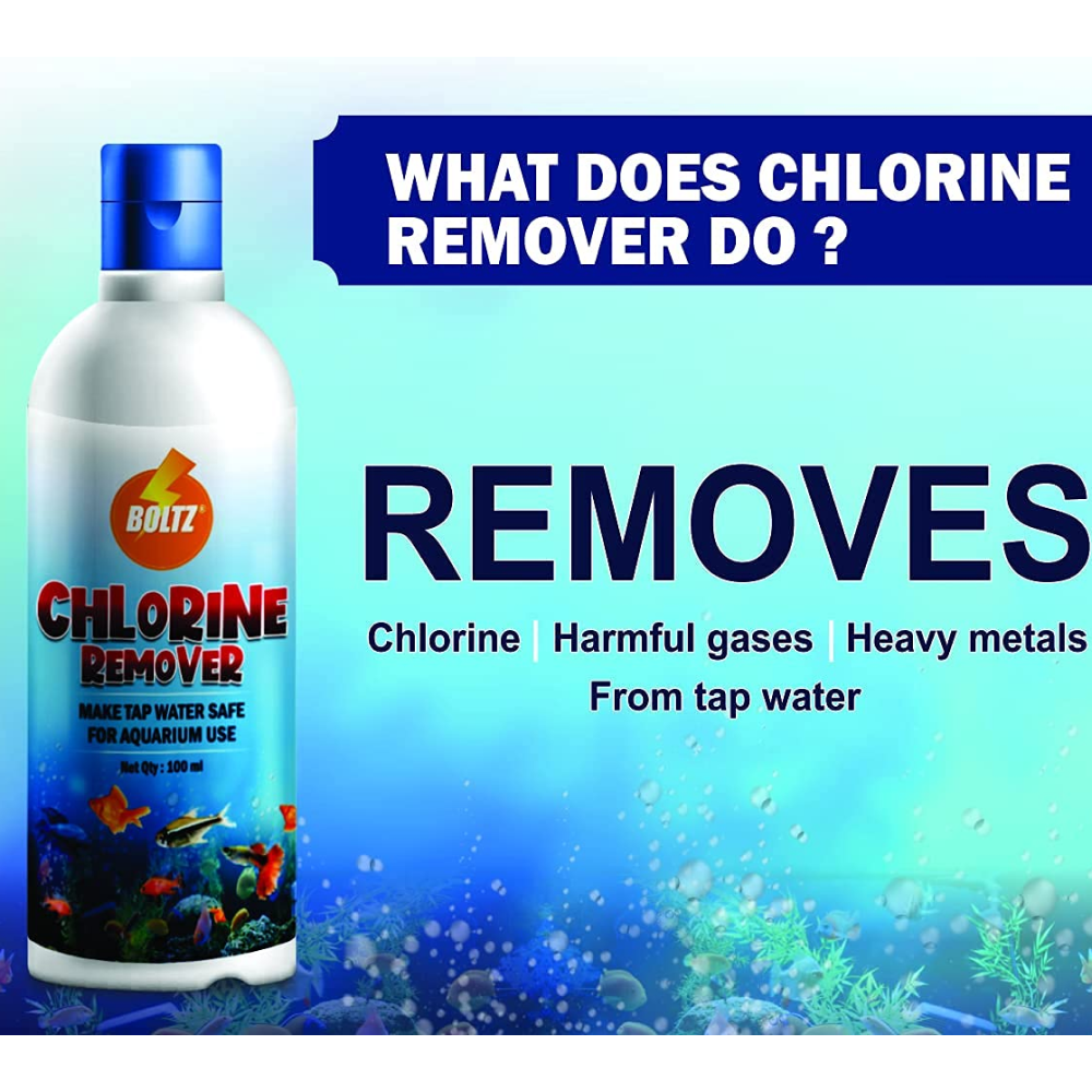 Boltz  3 in 1 Medicine Pack for Fish (Chlorine Remover - Parasite Guard - Algae Remover)