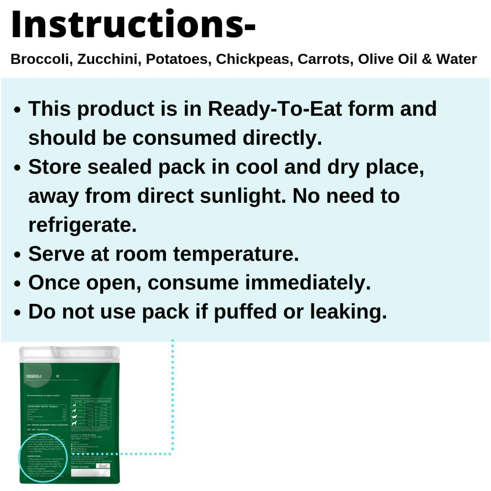 Fresh For Paws Casserole Vegetarian Dog Wet Food