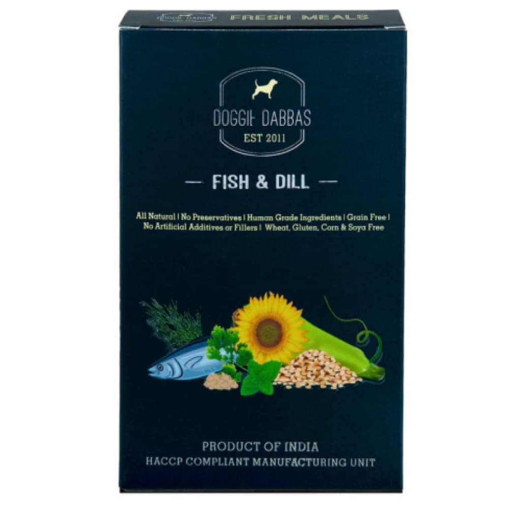 Doggie Dabbas Fish & Dill Fresh Dog Food