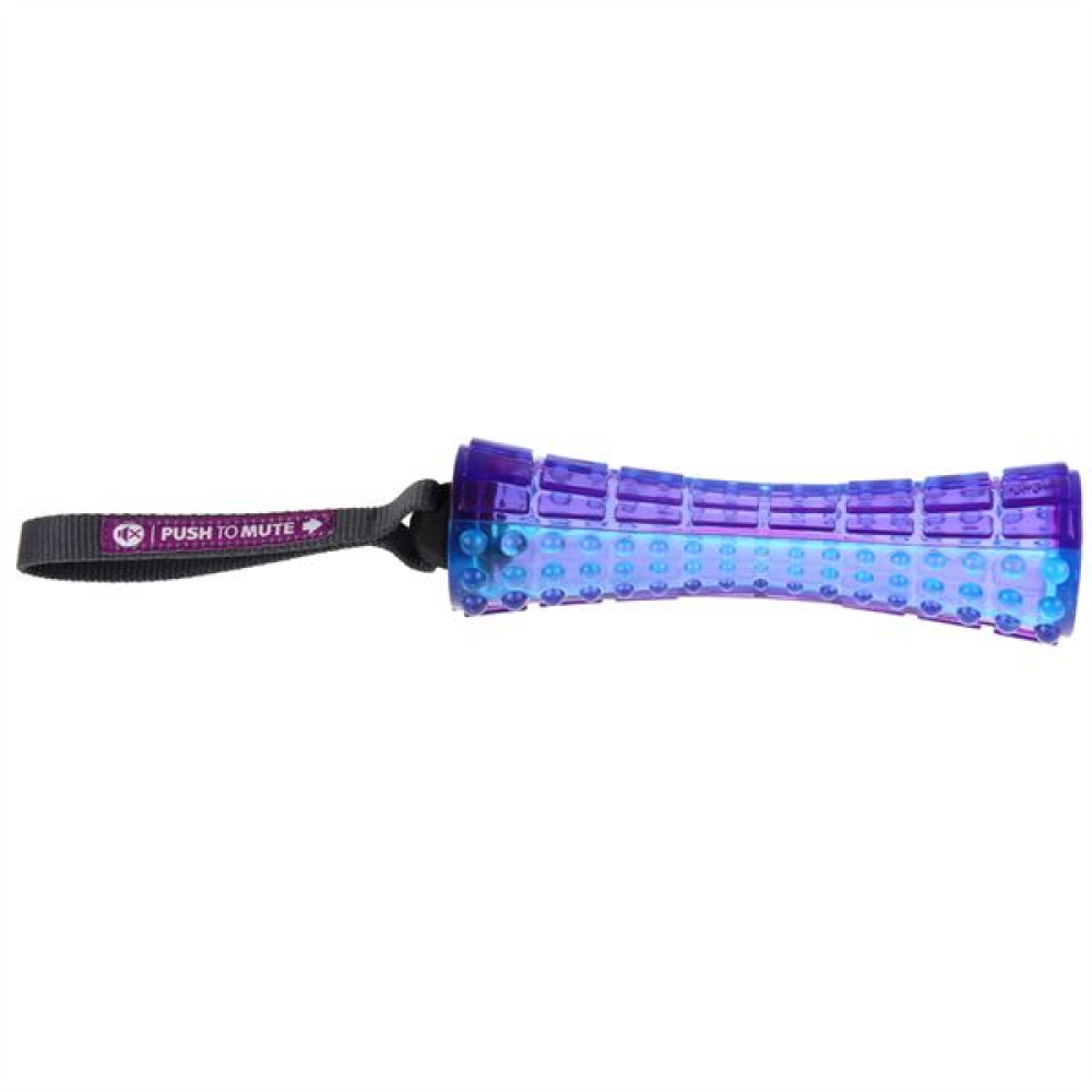 GiGwi Push To Mute Johnny Stick - Purple/Blue