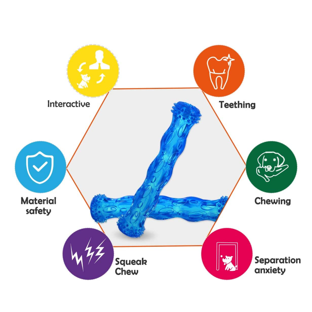 M-Pets Squeaky Stick Toy for Dogs
