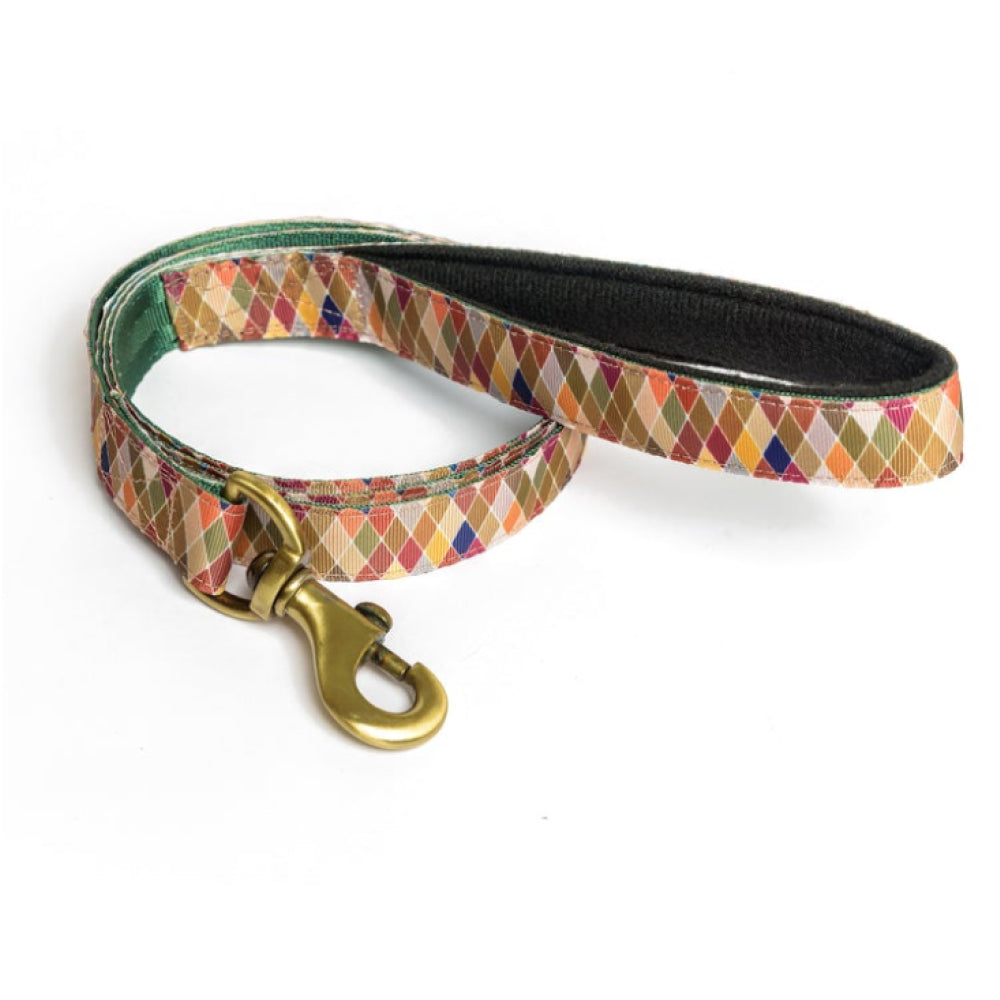 PetWale Diamond Padded Handle Leash for Dogs (Multicolour)